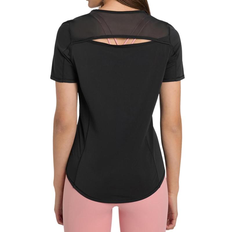 [machikaada] ヨガウェア トップス レディース ヨガ Tシャツ 675 半袖 おしゃれ かわいい バックデザイン ホットヨガ ピラティス 吸収速乾 ストレッチ