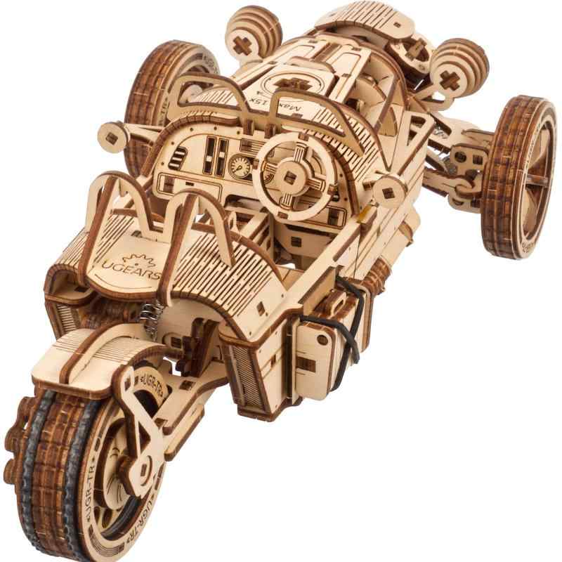 Ugears �ȥ饤��UGR-S �����ѥ��� 3D ���� 70216 Ω�Υѥ��� ����޹�������