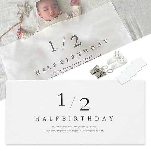 ���ڥ��ȥ꡼ �ϡ��եС����ǡ� happy birthday half birthday 1/2��(6����)�����������ڥ��ȥ꡼ �����դ� �ɳݤ� ��ǰ����