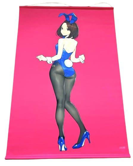 「みるタイツ 藍川レン バニーガール」B2Wスエードタペストリー よむ Blu-ray みるタイツ 購入特典 よむ書店