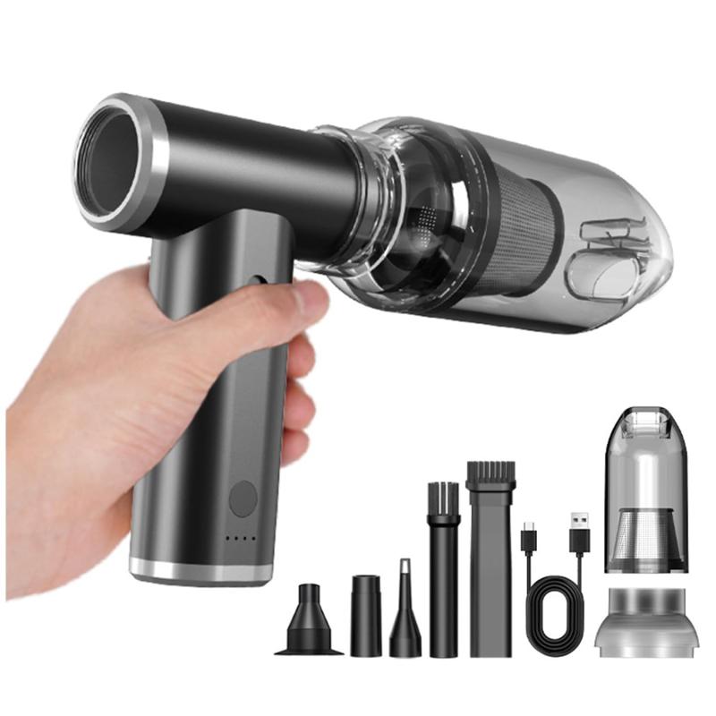 電動エアダスター ブロワー ハンディクリーナーに変身5種類ノズル付属 軽量 大容量バッテリー コードレ..