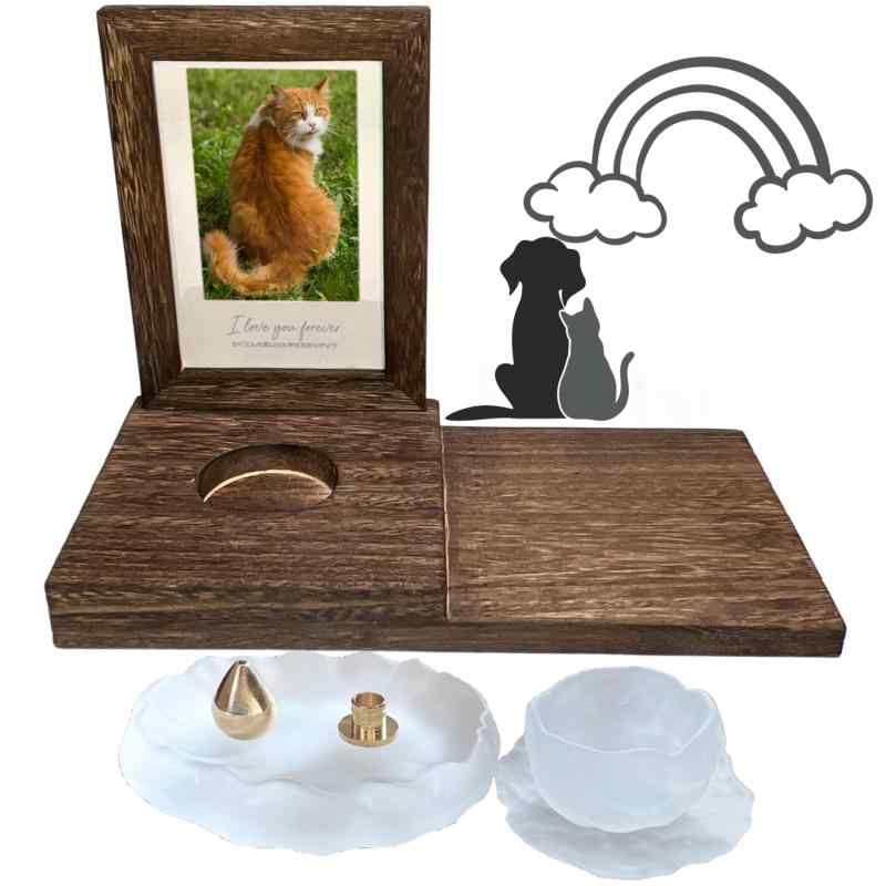 3world ペット 仏壇 オープンタイプ 手元供養 桐製 メモリアル ステージ