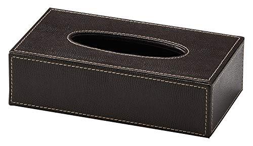 ちどり産業(Tidorisangyou) ティッシュケース ブラウン 25X13.5X7cm PVCティッシュケース HT0009