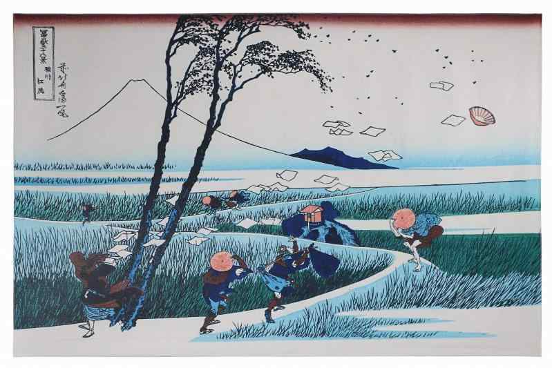 ND タペストリー 名画 富嶽 三十六景 和風 和モダン 和室 浮世絵 壁 インテリア 布