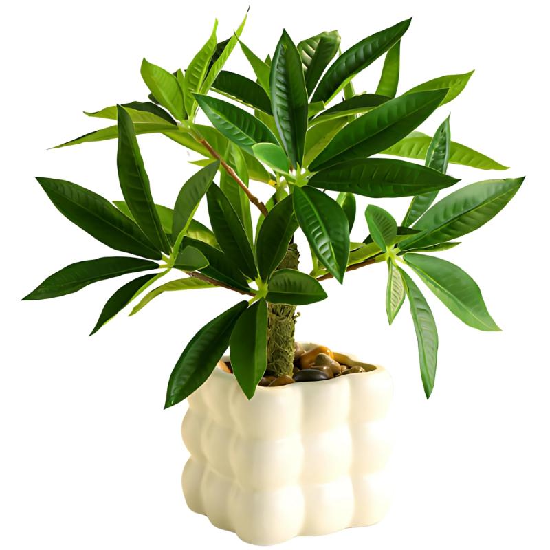 Mellbo 観葉植物 フェイクグリーン 玄関 リビング 寝室 バスルーム トイレ インテリア リアル 空間をクリーンに保つ 年中楽しめる 垢抜け部屋 水やり 植え替え不要 枯れる心配ゼロ シンプル