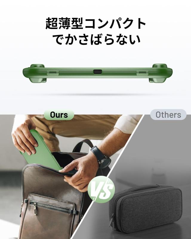 Switch 2 専用ライトグリーン ハードケース, LuxiSync 対応 Nintendo Switch 2 保護ケース 透明浅グリーン（クリア）ハードケース 9H強化ガラスフィルム2枚＆アナログスティックカバー8個付 スリム 軽