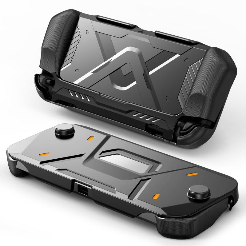Switch 2 ケース カバー ACEQINGSE Switch 2 保護カバー スイッチ2対応 精密パンチング、アンチショック、防水、TPU+PCハイブリッド素材、ゲーム機用オールラウンド保護、メカニカルスタイルスリム