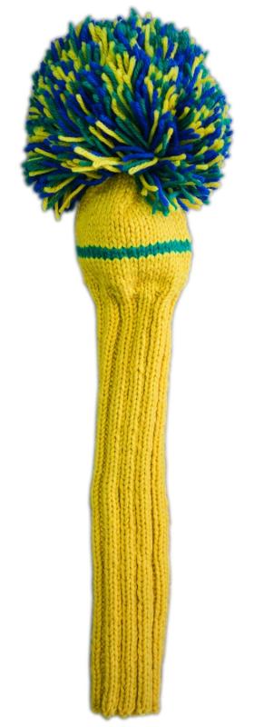 Jan Craig(ジャンクレイグ) ヘッドカバー ハンドメイド ドライバー用 460cc対応 Yellow/Kelly/Indigo