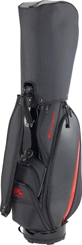 キャスコ(Kasco) KS-0105 キャディバッグ ブラック/レッド