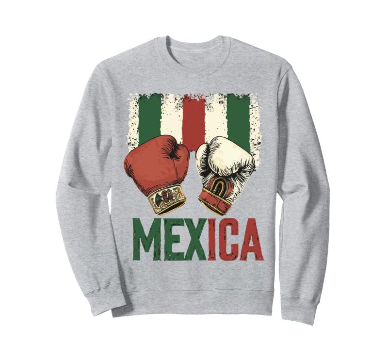 メキシコ ボクシンググローブ メキシコプライド スポーツファン ボクサーメンズ トレーナー
