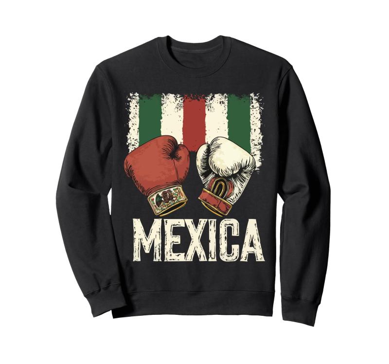 メキシコ ボクシンググローブ メキシコプライド スポーツファン ボクサーメンズ トレーナー