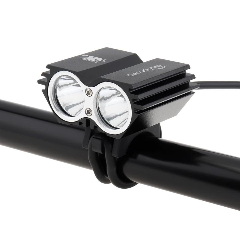 SecurityIng 自転車 ライト 700ルーメン 明るい ロードバイク ライト USB充電式 8.4V 4800mAhバッテリ..