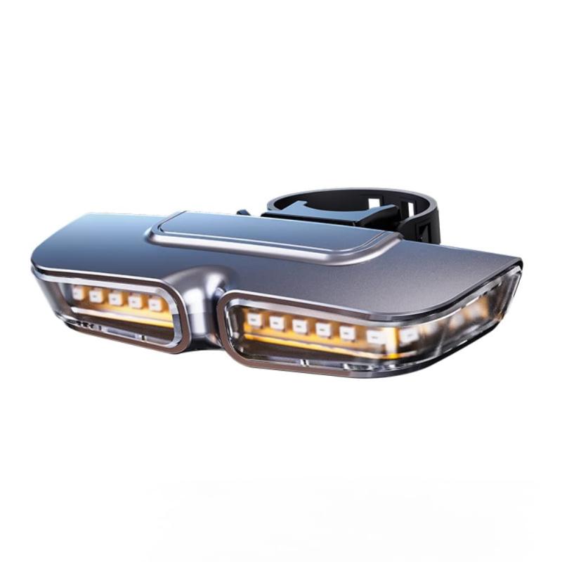 Excras 自転車テールライト リモコン付き 左折右折ウィンカー 長時間持つ USB充電 防水 高輝度 360°調..