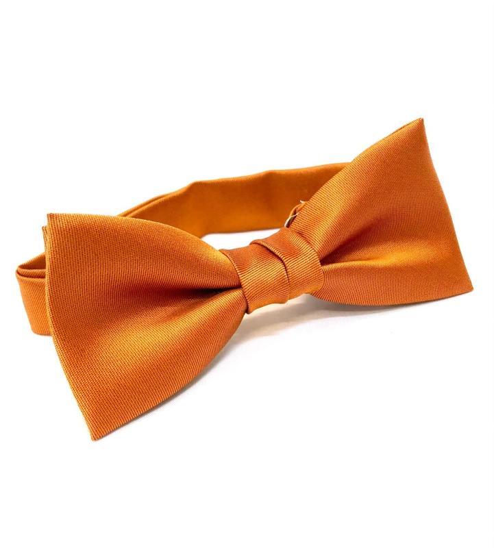 [HANG OVER] 日本製 安心の国内縫製 セミバタフライ 無地 蝶ネクタイ