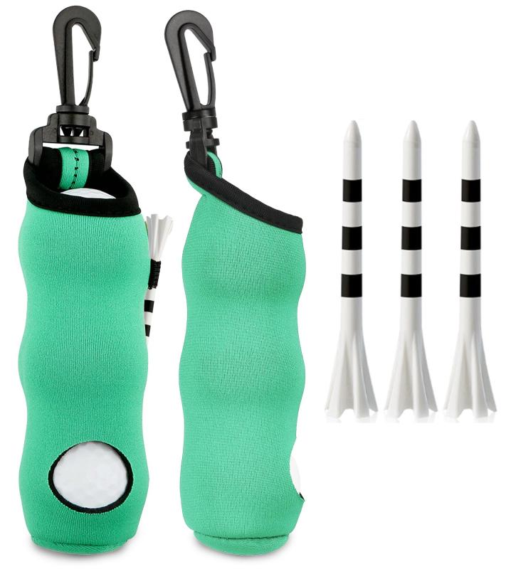 MONOJOY ゴルフボールケース メンズ ゴルフ用品 【3個用】 ボールポーチ 薄型 ボール入れ ティーホルダー 便利グッズ 小物入れ ゴルフティーホルダー 色が選ばれる