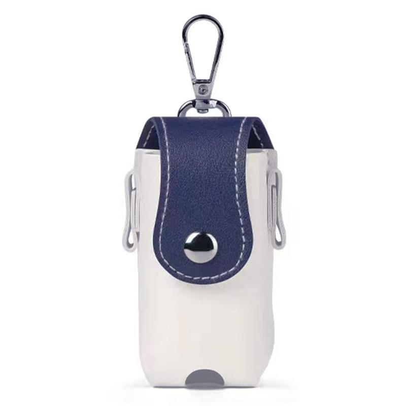 LeTradeJP ゴルフボールケース 軽量 小物入れ ゴルフ用品 PU皮革製 簡単着脱カラビナ付き