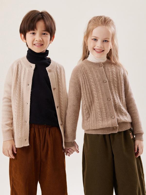 子供服 ニット カーディガン 秋冬 ベビー服 ウール セーター 男の子 女の子 厚手 ...