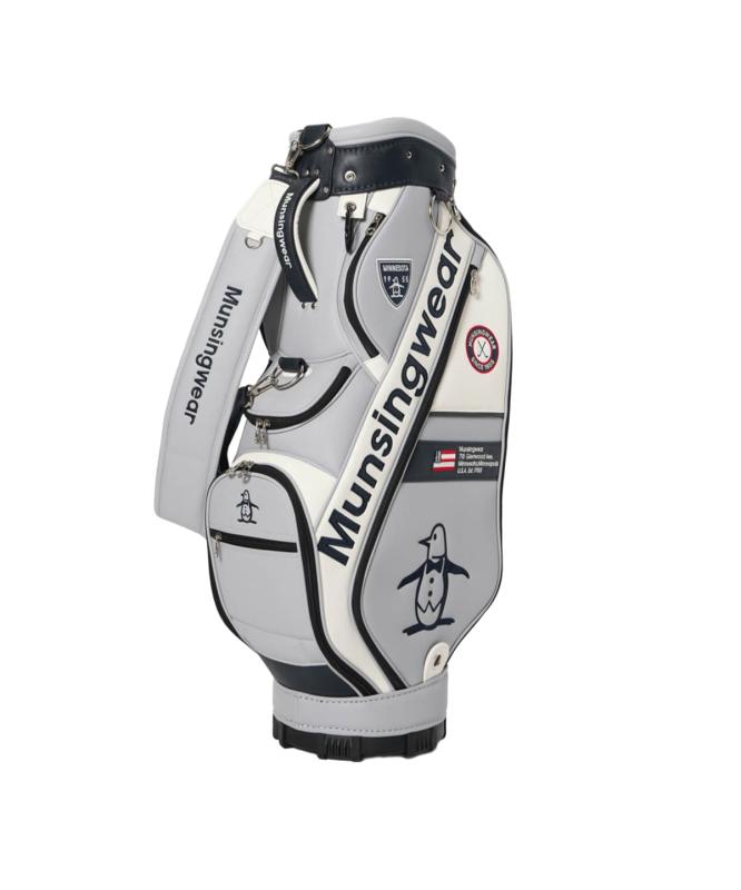 [マンシングウェア] キャディバッグ 9.5型 大口径 カートタイプ スポーティー 上品 ゴルフ MG6SCB04M