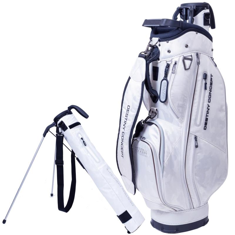 [ディスティニーコンセプト]DESTINY CONCEPT デュアル キャディバッグ DC-771B DUAL セルフスタンドクラブケース 内蔵