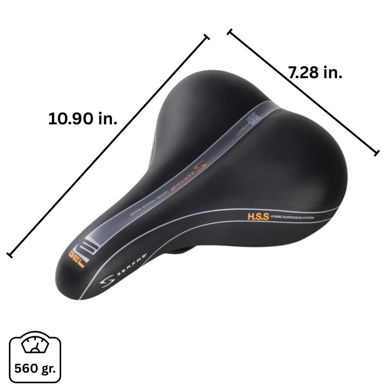SERFAS(サーファス) 自転車 サドル コンフォート 衝撃吸収 デュアルデンシティ