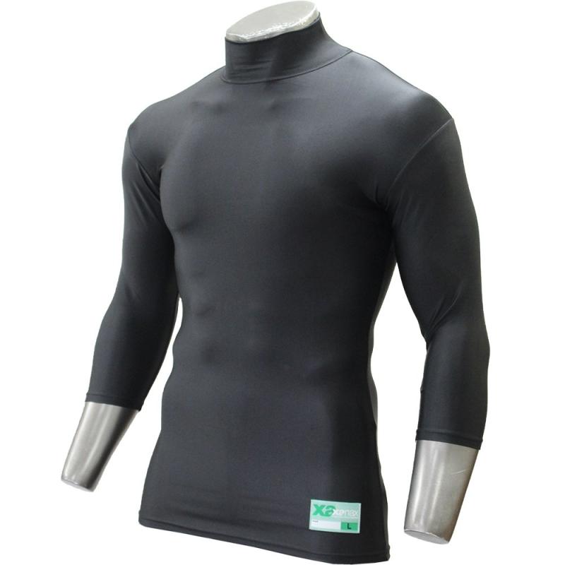 XANAX(ザナックス) 野球 アンダーシャツ ジュニア用 ハイネック 7分袖 UPF50+ BUS-621J