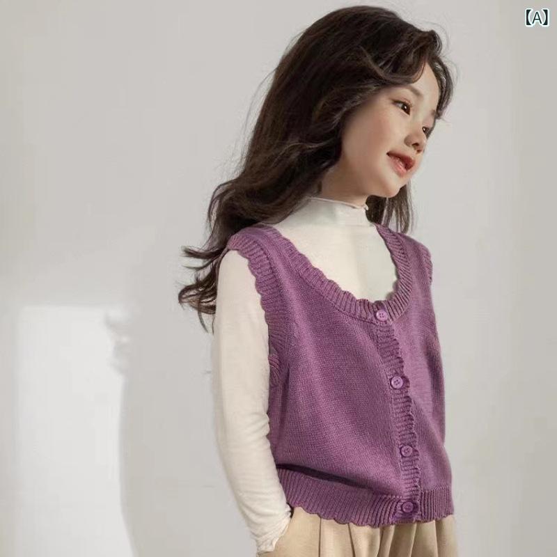 子供服 女の子 ニット ベスト カーディガン 親子コーデ トップス 秋冬 綿100% かわ...