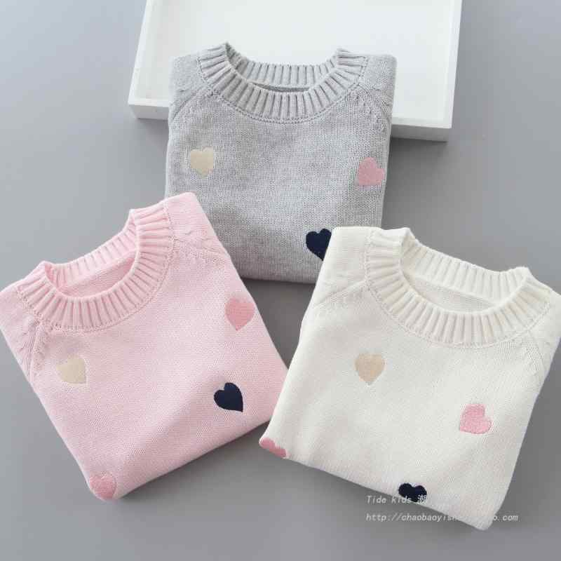 ニット・セーター キッズ 女の子 子供服 秋冬 長袖 丸首 コットン かわいい おしゃれ 通園 通学 普段着 ガールズ 女児 幼児 小学生 中学生