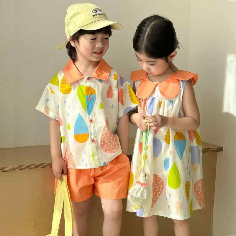 キッズ 夏物 上下セット 子供服 半袖 Tシャツ ショートパンツ かわいい 薄手 男の子 女の子 ボーイズ ガールズ 普段着 部屋着 ルームウェア 80cm 90cm 100cm 110cm 120cm 130cm 140cm 150cm