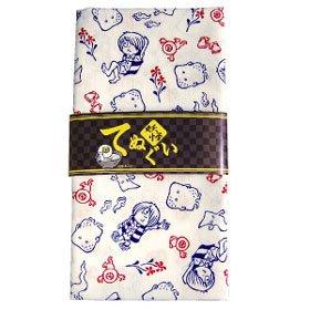 妖怪てぬぐい鬼太郎、目玉おやじ、ぬり壁、一反もめんの総柄手拭いです。サイズ：約W900×H350mm素材>：綿100%