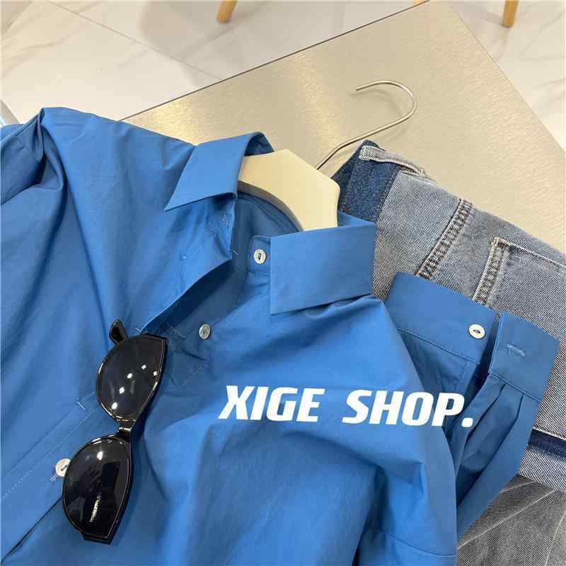 シャツ レディース 長袖 コットン混紡 接触冷感 ゆったりシルエット ポロ襟 切り替え 普段使い 通勤 オフィス きれいめ 紫 パープル ブルー系 アイボリー