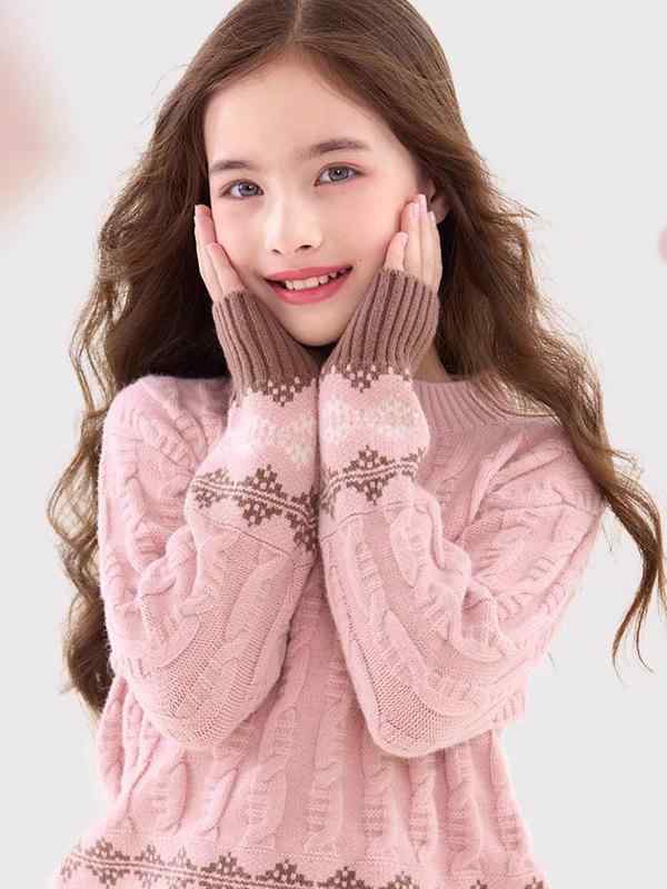 ニット・セーター キッズ 女の子 子供服 トップス ニット 長袖 秋冬 春秋 かわいい...