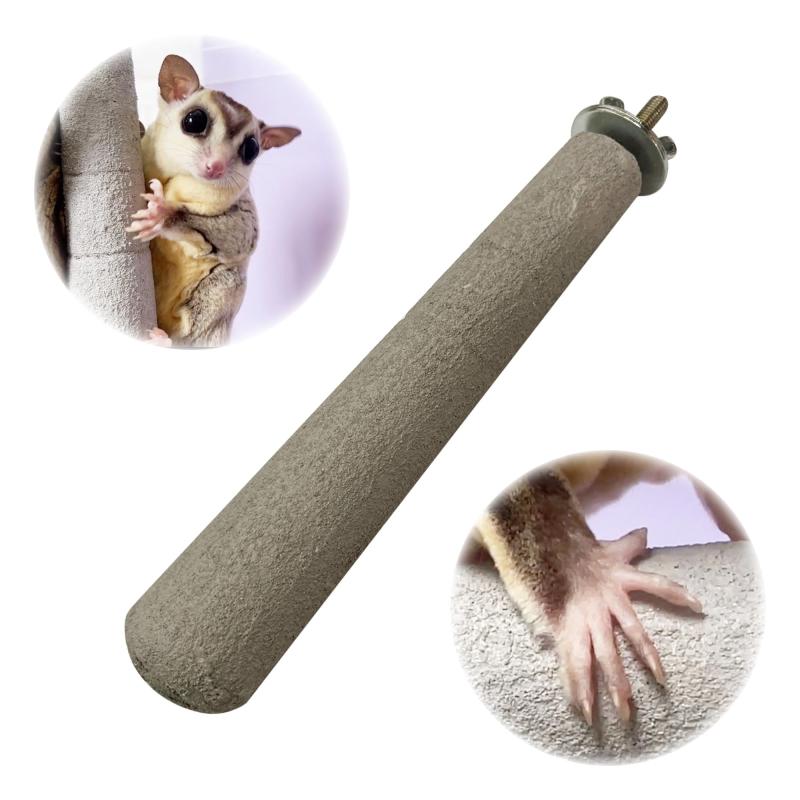 ももんがもんもん共和国 フクロモモンガの爪とぎバー 強力ストロング バット型 シマリスやデグーにも使..