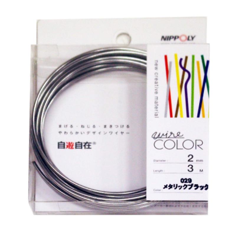 NIPPOLY ��ͷ���� wire COLOR 2.0�ա�3m�� �᥿��å��֥�å�