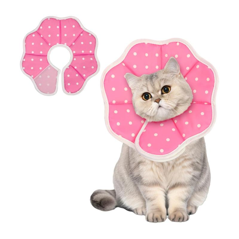 エリザベスカラー ソフトエリザベスカラー 小型犬用 猫用 ペット 軽量 ソフト 簡単装着 術後傷口保護 傷舐め防止 引っ掻き防止