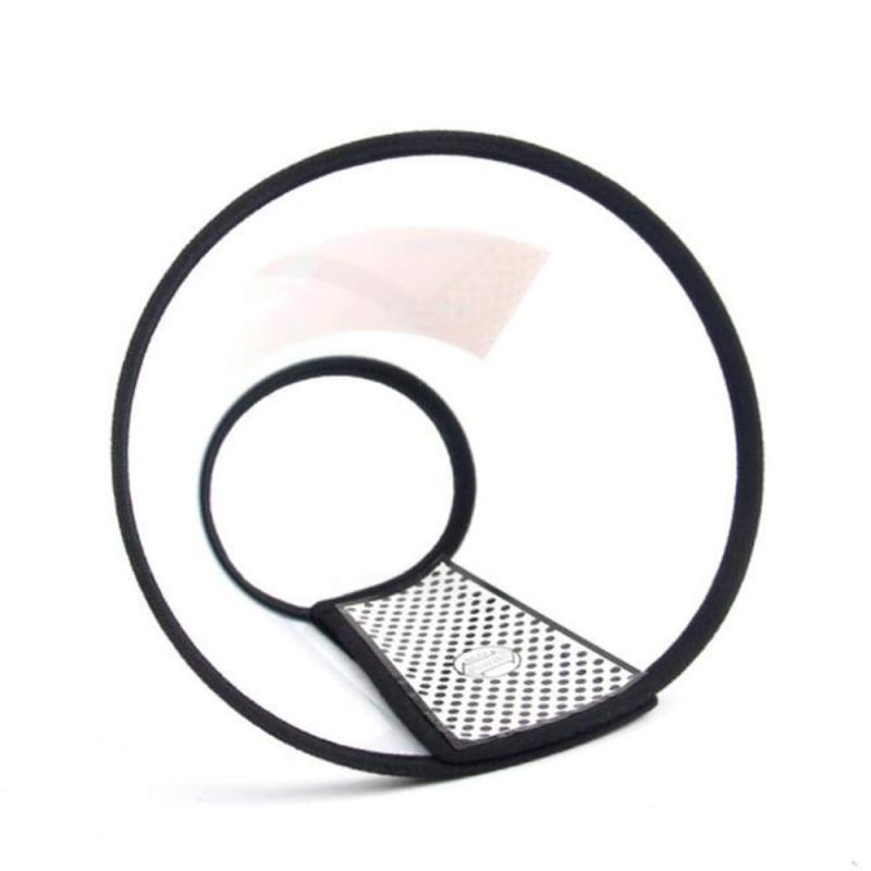 HJ エリザベスカラー 犬 猫 透明 小型犬 中型犬 大型犬 首回りフェルト 傷口保護 傷舐め防止 引っ掻き防止 皮膚病 去勢手術 介護