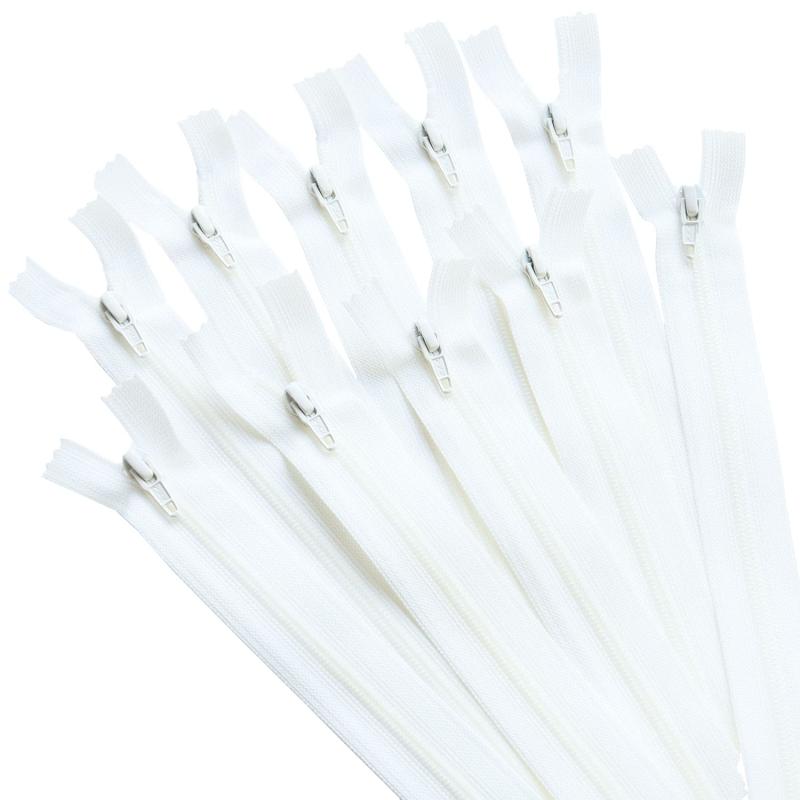 Y.K.K フラットニットファスナー 40cm 同色10本入り col.501 FN40-501