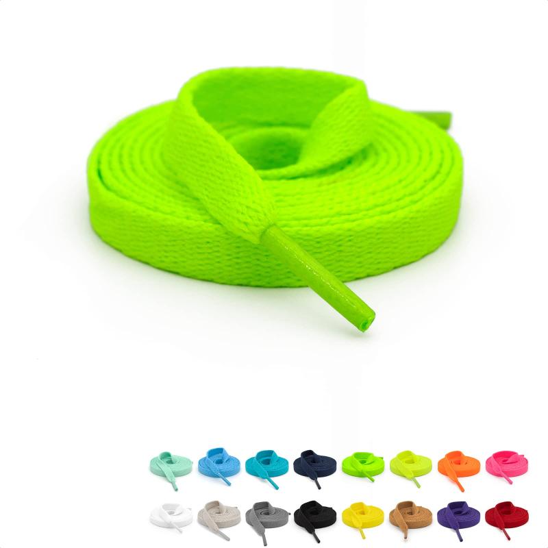 [XSUN] シューレース 靴紐 shoelaces 100cm 120cm 140cm 160cm 無地 靴ひも 平紐 おしゃれ スニーカー 紐