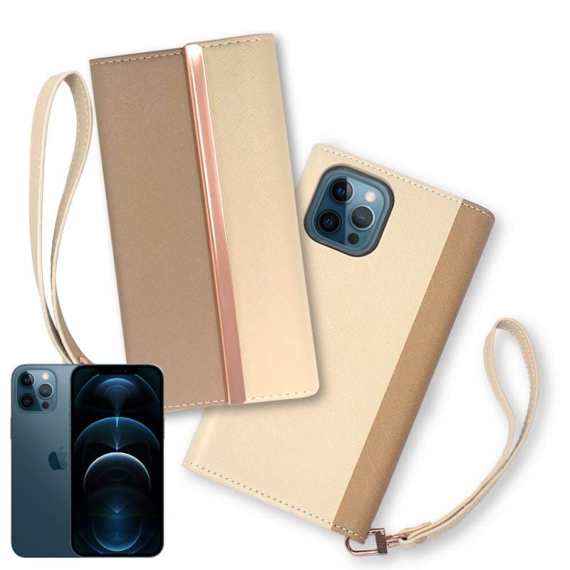 シズカウィル iPhone12 Pro Max 手帳型 ケース カバー ストラップホール ストラップ付 iFounda