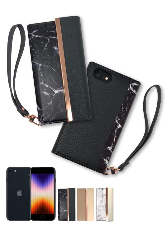 シズカウィル iPhone8 iPhone7 iPhoneSE 第2世代 2020 手帳型 ケース カバー ストラップホール ストラップ付 iFoundaの商品画像