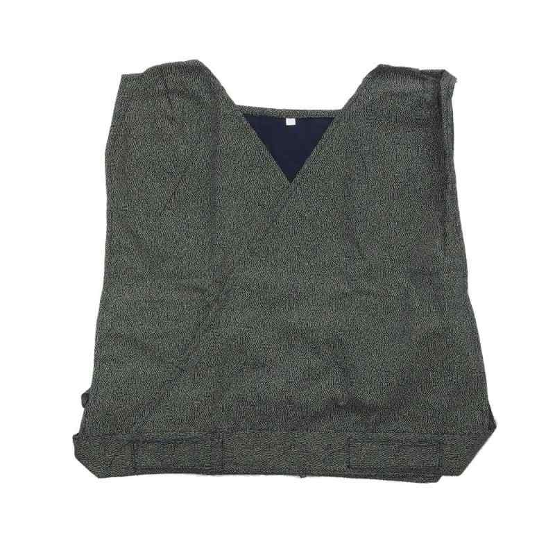 茶道 お稽古着「ベストタイプ茶の湯の友」(選べる4色) 紺,L