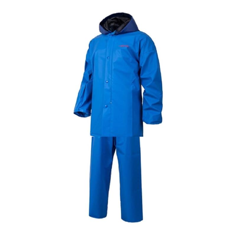 [ルナヒサノ] レインウェア 糸入合羽 HI-1608 防水 レインスーツ 上下セット フィッシングスーツ 大き..