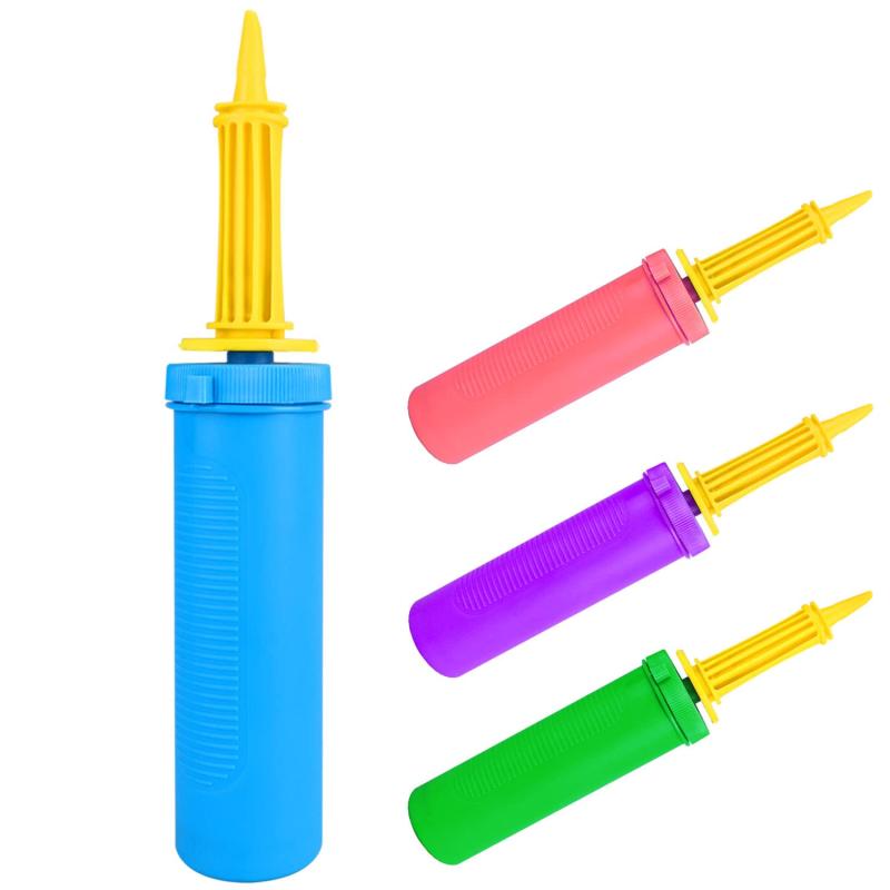 Kimimara ハンドポンプ 空気入れ 2倍速 バルーン 風船 ビーチボール 浮き輪 エアークッション エアーポンプ ふうせんアクセサリー (1個)