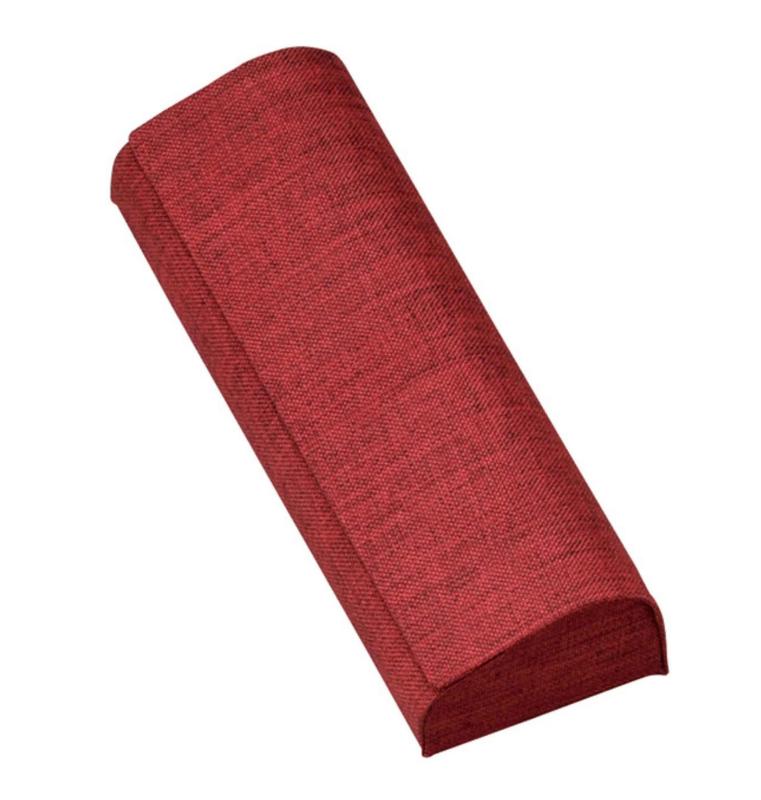 メイガン メガネケース おしゃれ シルキー 和風 くろべに じょうぶ 軽量 アルミ メタル ハードケース