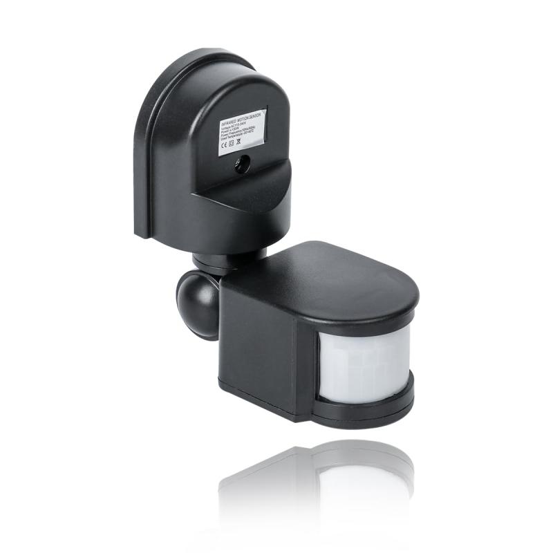 Lovesole_JP赤外線センサースイッチ モーションセンサー 最大 1200W 屋外/屋内セキュリティ自動 PIRスイッチ、占有、壁スイッチのLED 人感センサー 壁取付熱線センサ 高品質 防水仕様 AC 110V ブラ