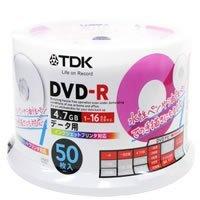 TDK データ用DVD-R 50枚 16倍速 プリンタブル [DR47PTC50PU_H]