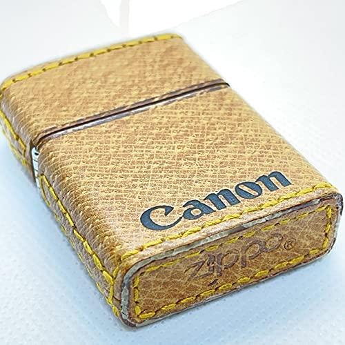 ライター Canon キャノン ピッグス CPE PLOOIF 革巻き 企業物
