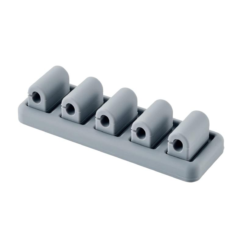 エレコム ケーブルホルダー ケーブルクリップ ケーブル まとめる マグネット式 ざっくり整理 粘着固定 断線防止