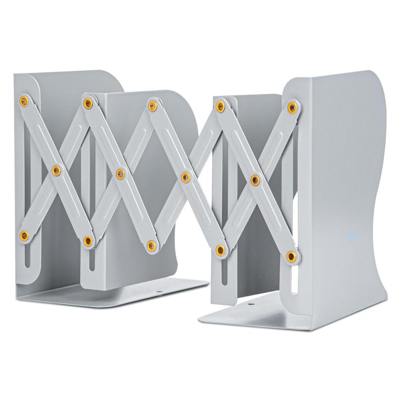 ALIOBC ブックエンド 倒れない 本立て 伸縮自在 滑らない 仕切り ブックスタンド 書棚 本棚 デスク整理..