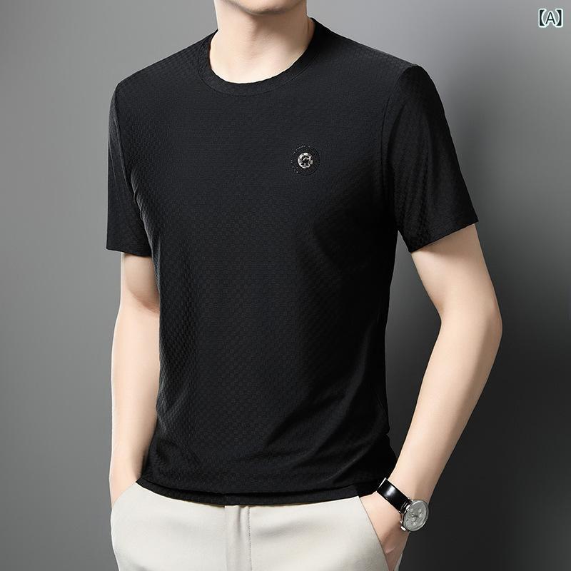 Tシャツ メンズ 半袖 チェック柄 プリント ...の紹介画像2