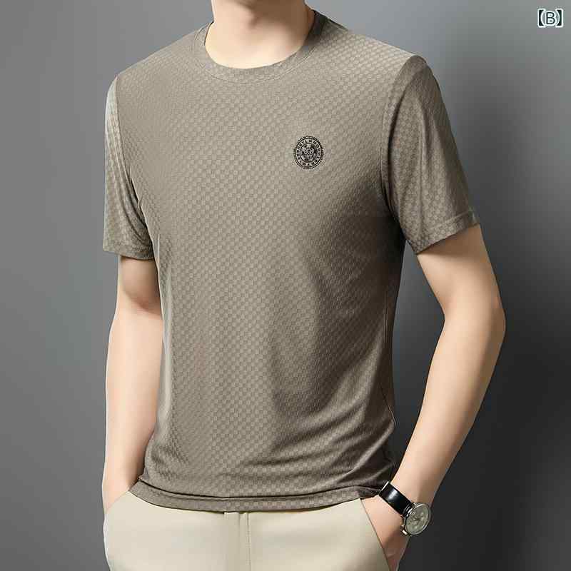 Tシャツ メンズ 半袖 チェック柄 プリント ...の紹介画像3